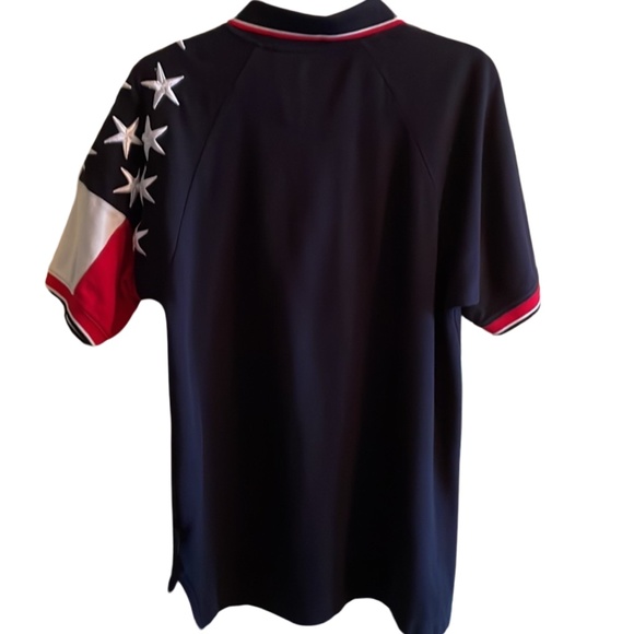 Rock Point Americana Short Sleeve Polo Size Medium - Picture 2 of 7